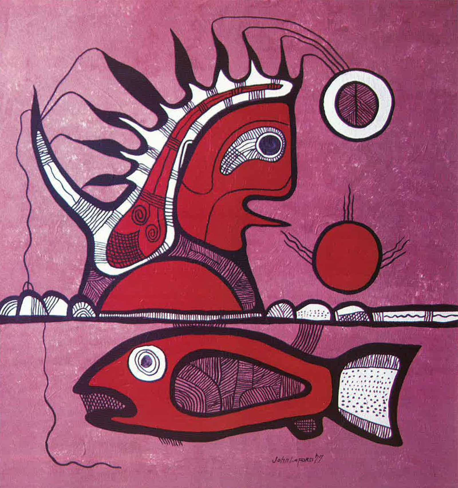 snow_spirit_john_laford “Snow Spirit” art piece by John Laford, 1977